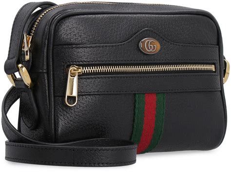 black gucci cross body|gucci crossbody with thick strap.